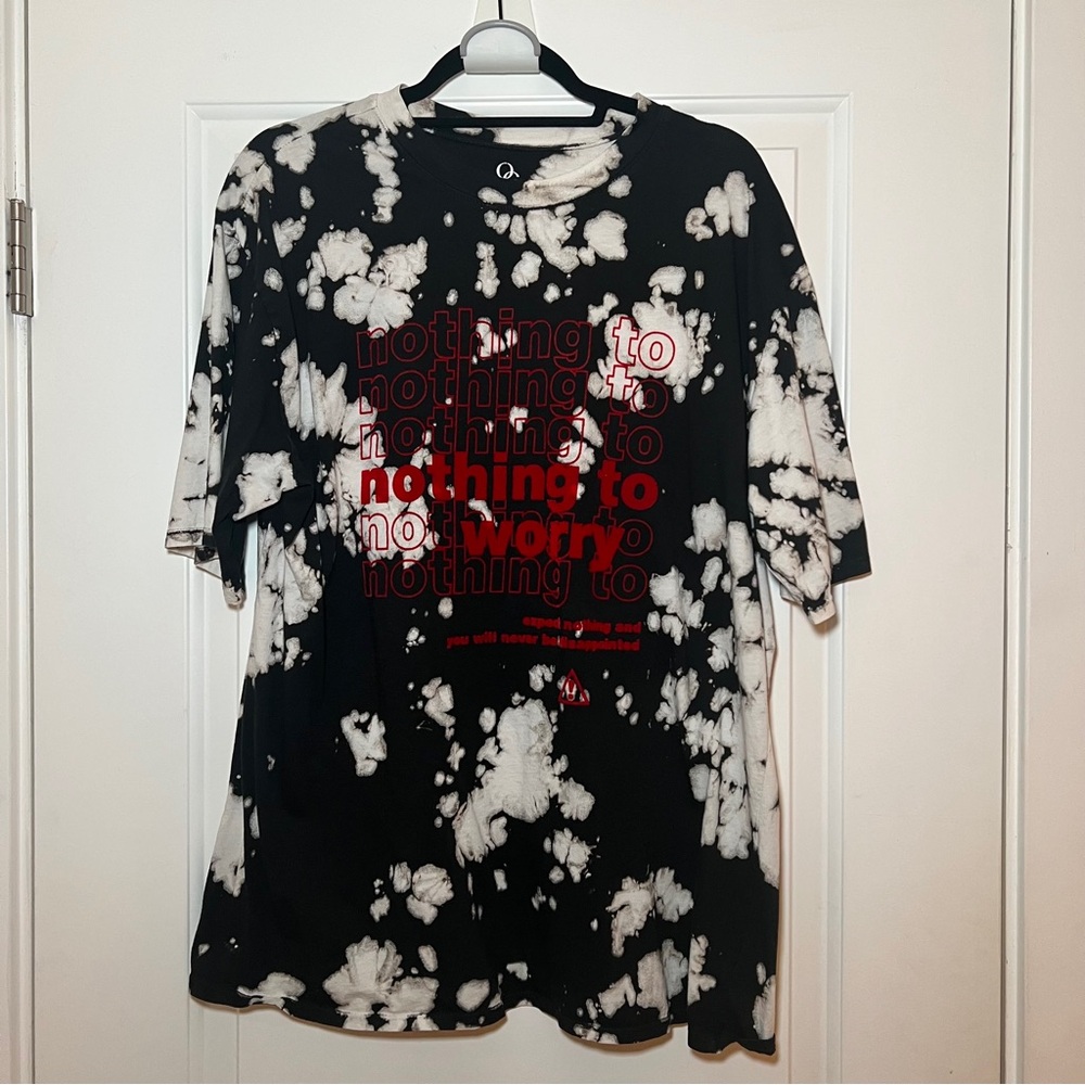 Fashion Nova Nothing To Worry About Tee Shirt Size M